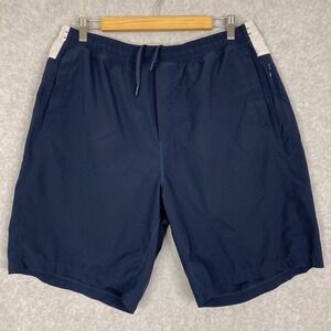 Birddogs Shorts Mens XXL Long 9" Navy Blue Gym Liner 2XL